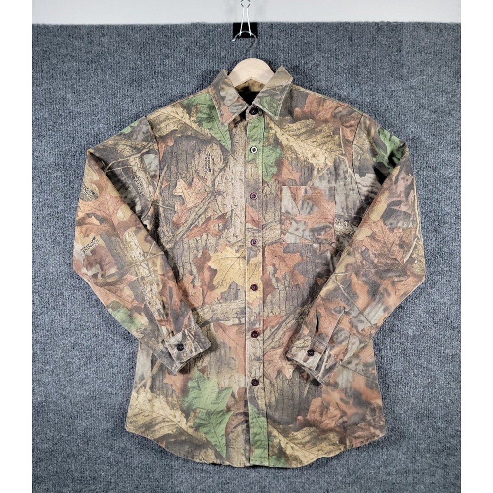 Vintage 90's RealTree Camo Button Up Shirt Mens Small Liberty Hunting Outdoors